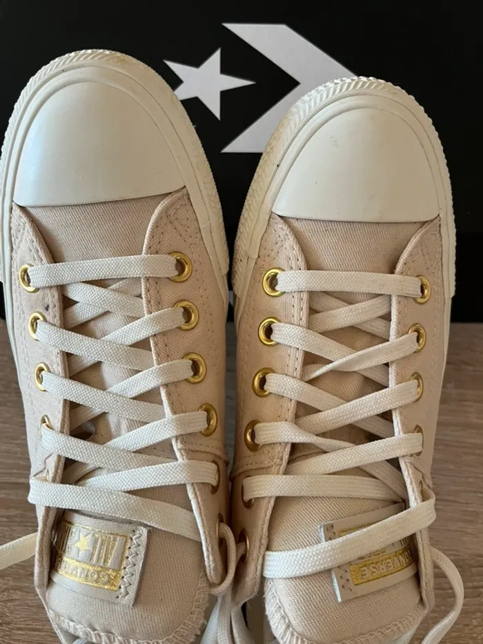 Converse beige - photo numéro 3