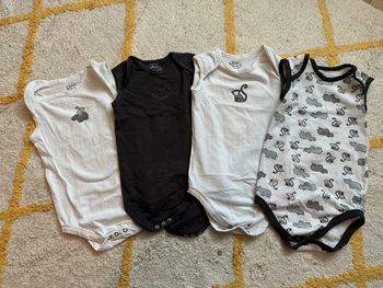 Lot 4 bodies débardeur