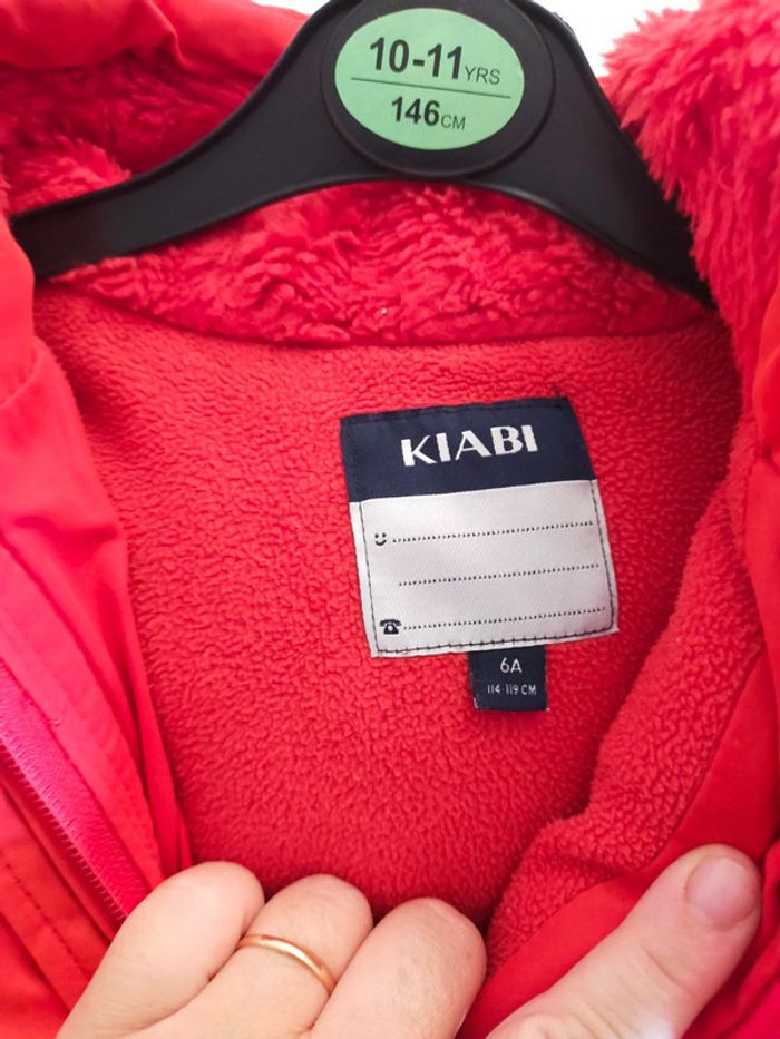 Kiabi 6 ans veste polaire rouge - photo numéro 3