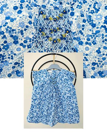 8 ans blouse été style liberty création bu imaho