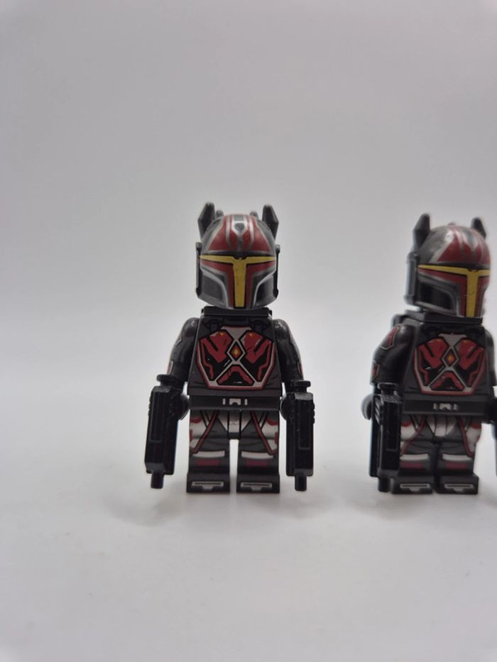 Figurines type lego 2 guerriers mandalorian star wars - photo numéro 2