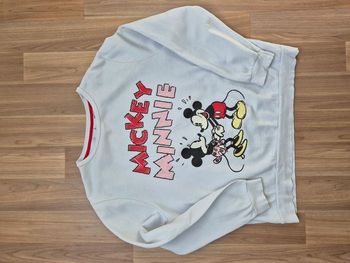 Sweat Disney Mickey Minnie écru femme L