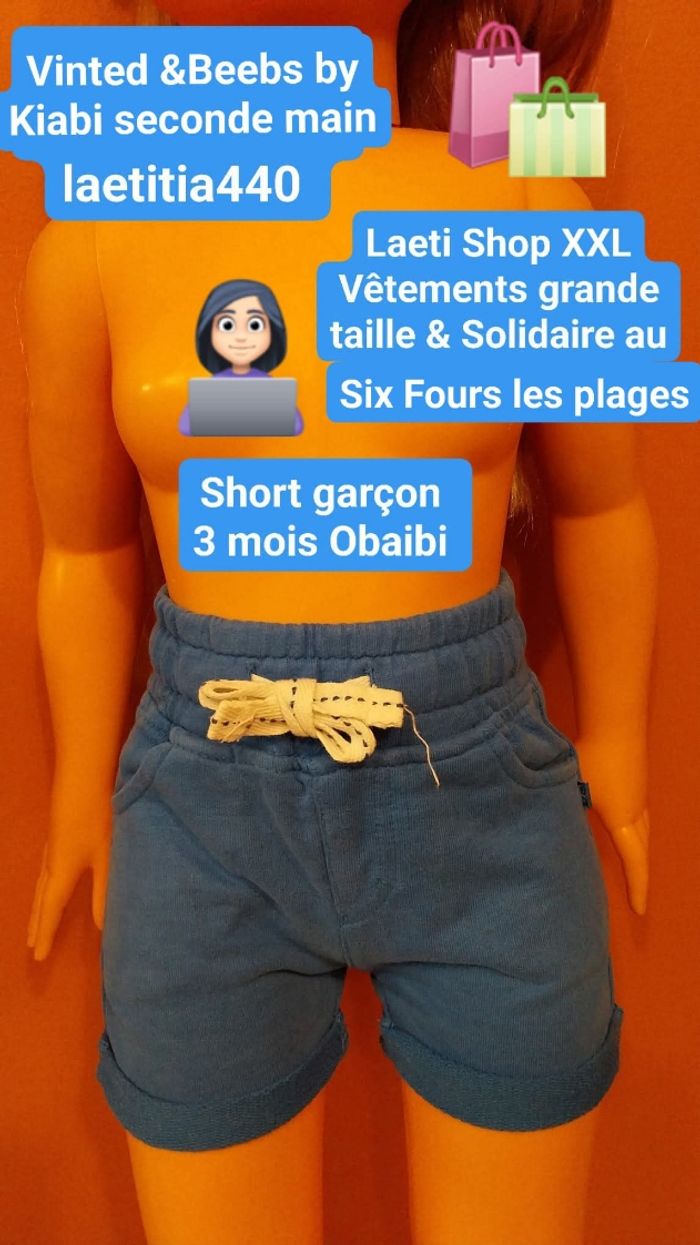 Short été 3 mois Obaïbi