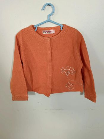 C3 gilet orange La compagnie des petits 3