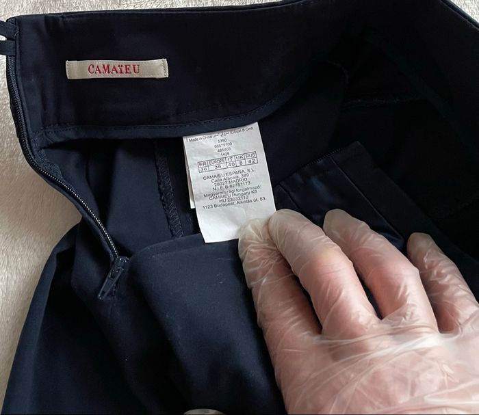 Jupe Camaïeu femme taille 36 Marine Camaïeu - photo numéro 7