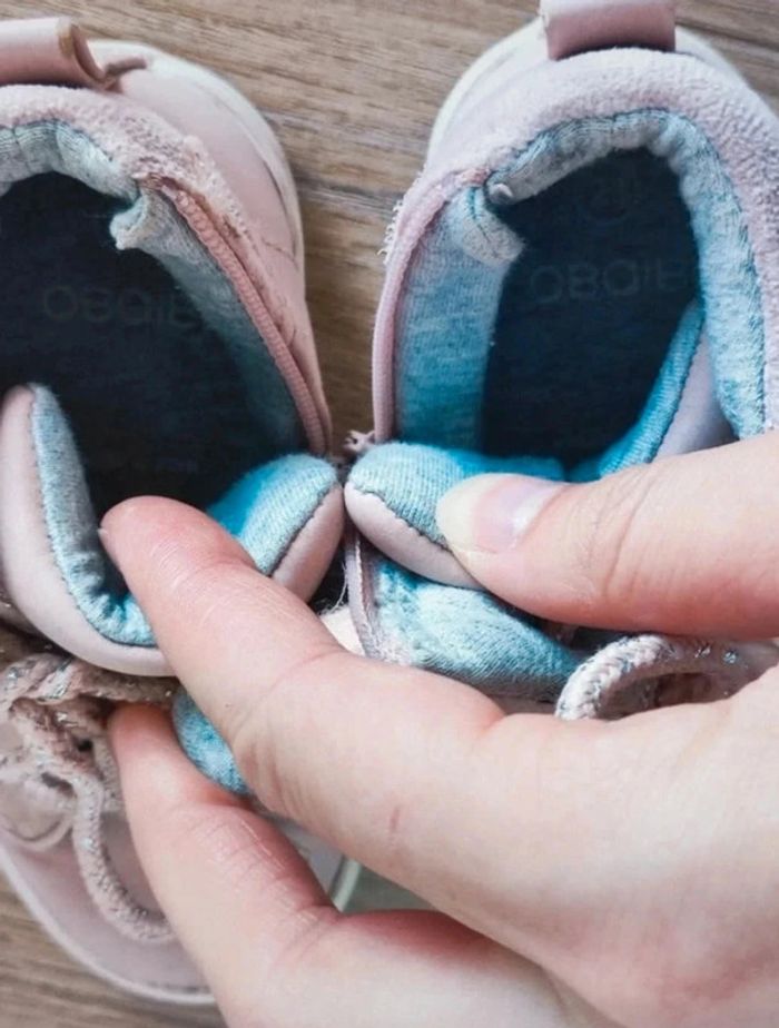 Basket rose pastel argent lacets / Obaïbi - 21 - photo numéro 7