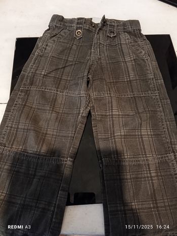 Pantalon à carreaux 3 ans