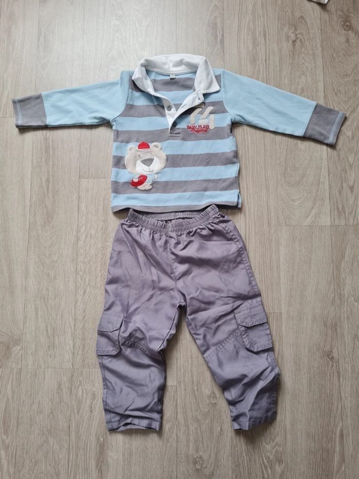 Ensemble pantalon polo