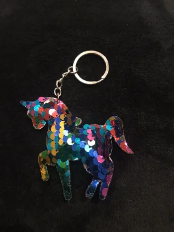 Porte clé licorne