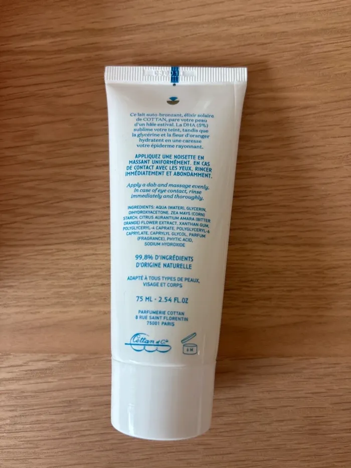 Cottan – Lait de Fleurs Auto-Bronzant - photo numéro 2