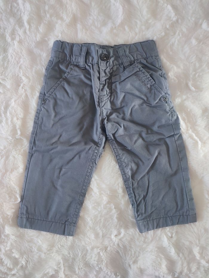 Pantalon gris 3 pommes taille 6 mois