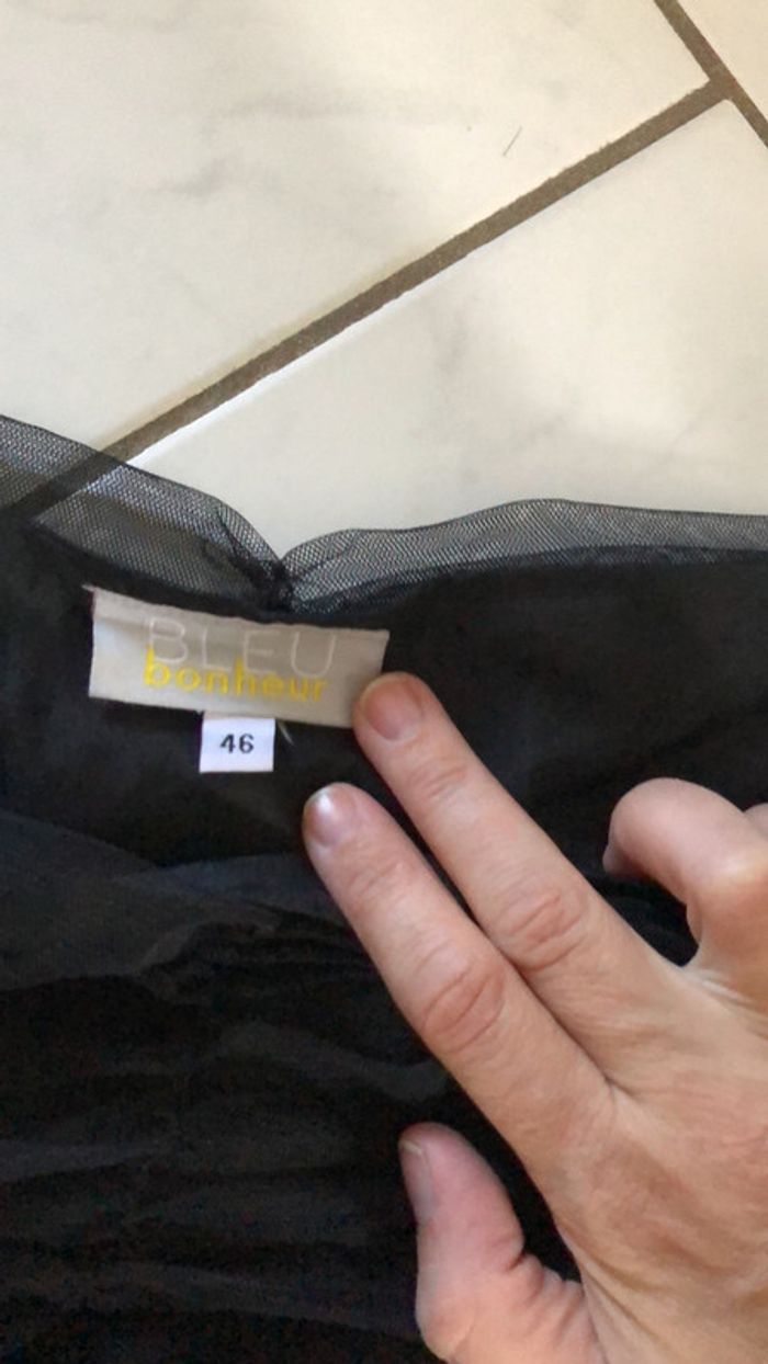 Jupe tulle noire et strass Bleu Bonheur - photo numéro 3