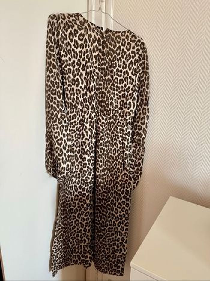 Robe longue de maternité/grossesse léopard H&M - photo numéro 2