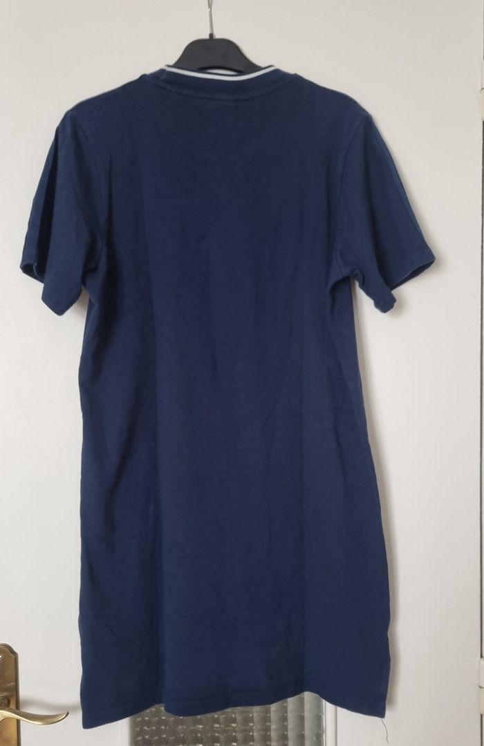robe t-shirt Adidas bleu foncé et blanc taille 36 - photo numéro 4