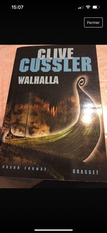 Livre thriller « Valhalla »