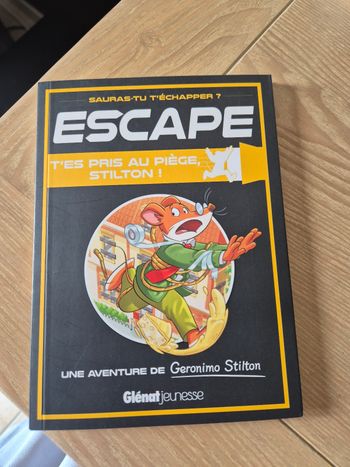 Livre escape geronimo stilton