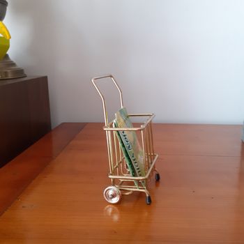 Petit Chariot-présentoir pour sachet rince-doigts