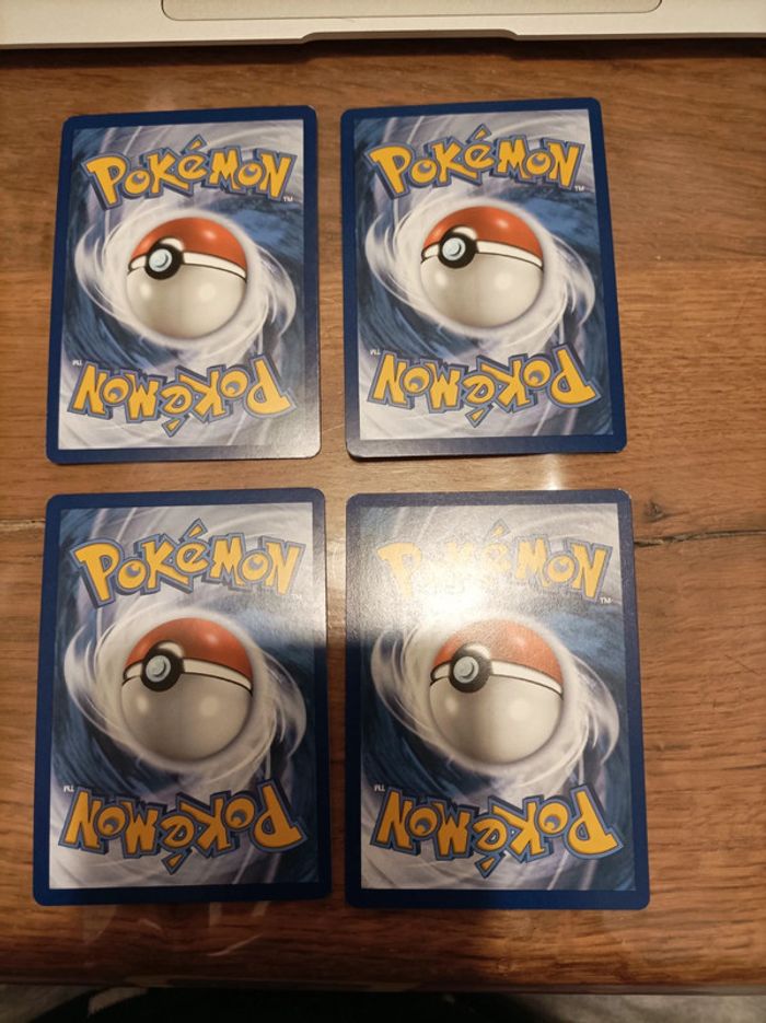 Lot de 4 cartes Pokemon 151 Magneti Magneton Voltorbe Electrode Holo - photo numéro 6
