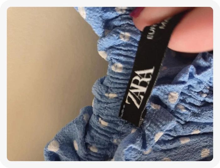 robe mini Zara bleu taille S - photo numéro 4