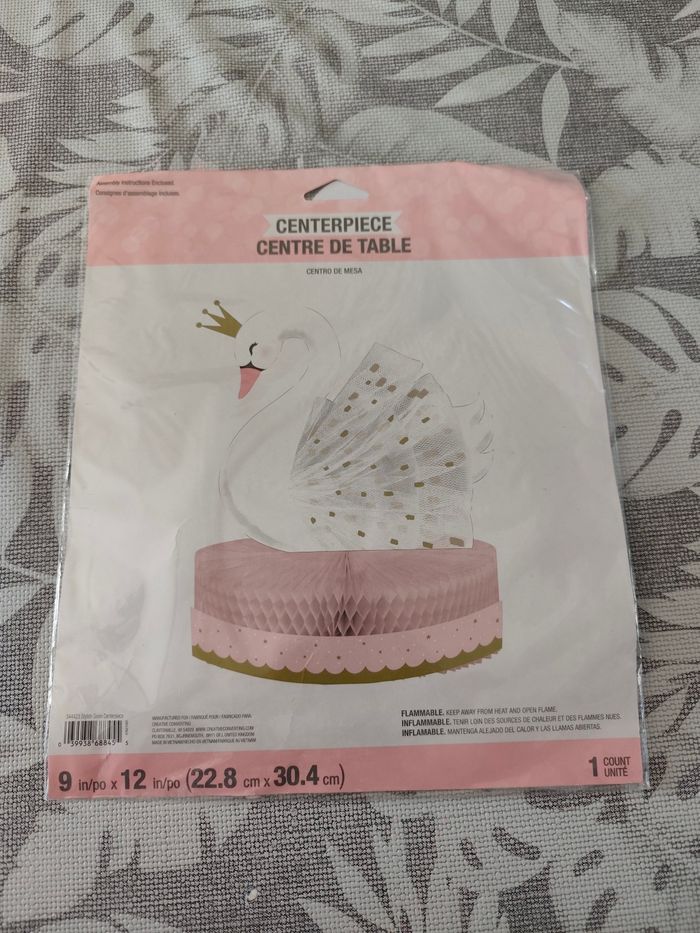 Centre de table cygne