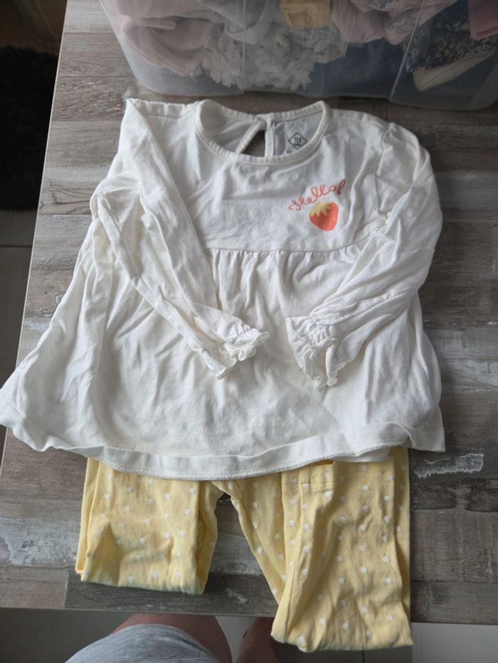 Ensemble léger 12 mois fille