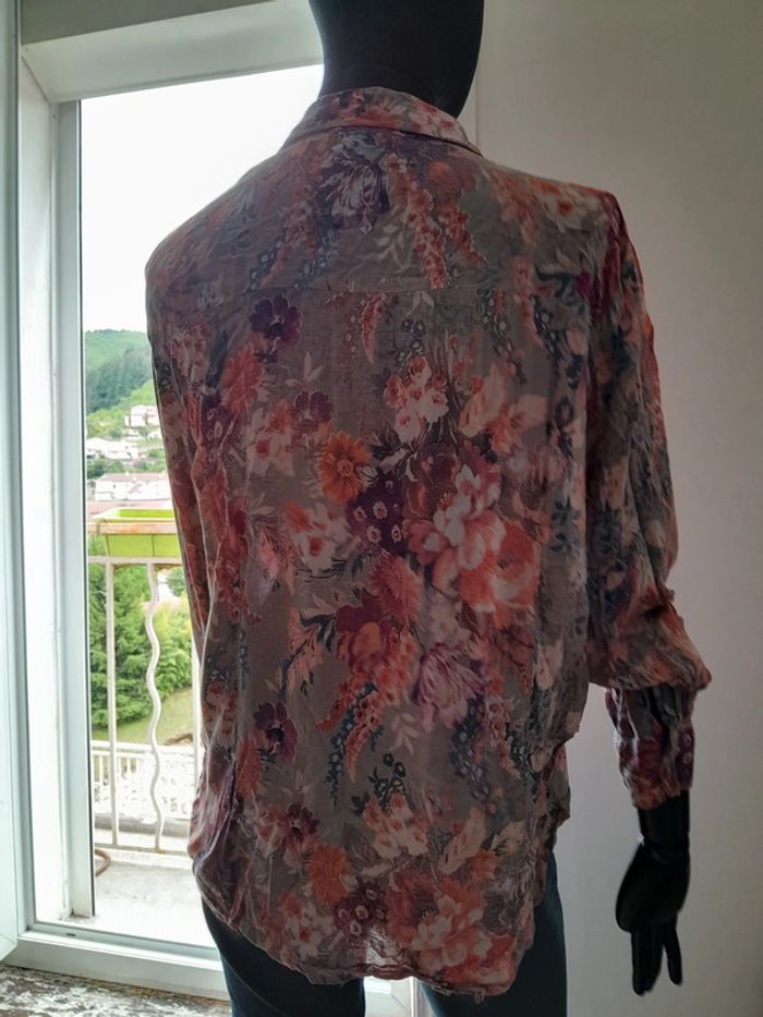 Chemise à fleurs taille M Vintage - photo numéro 7