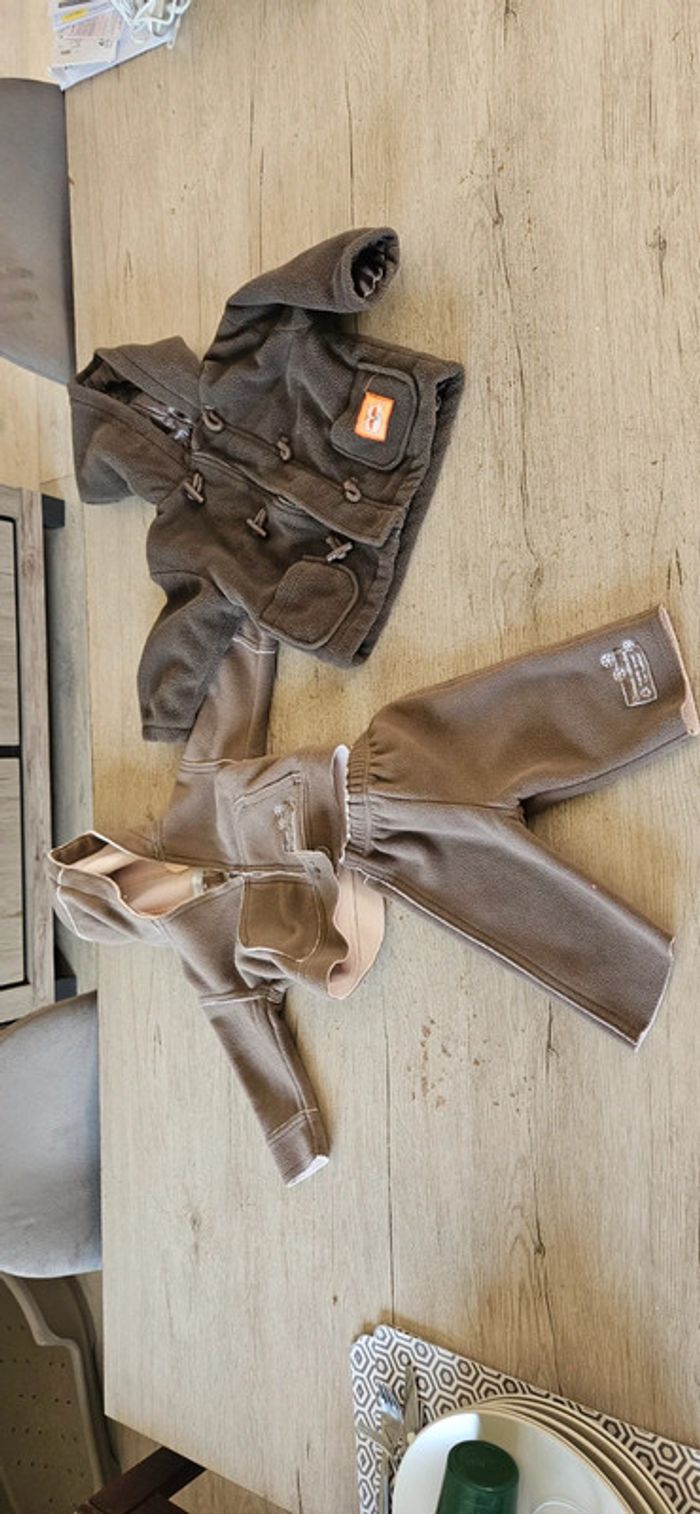 Lot de 10 vêtements d hiver, fille, taille 6 mois - photo numéro 8