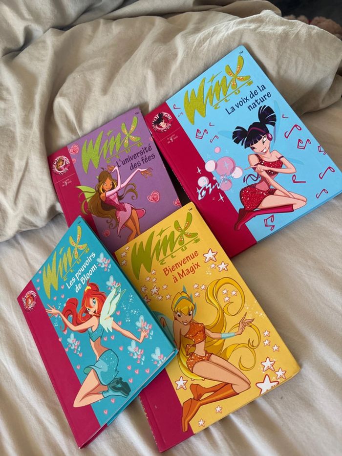 4 tomes Winx club