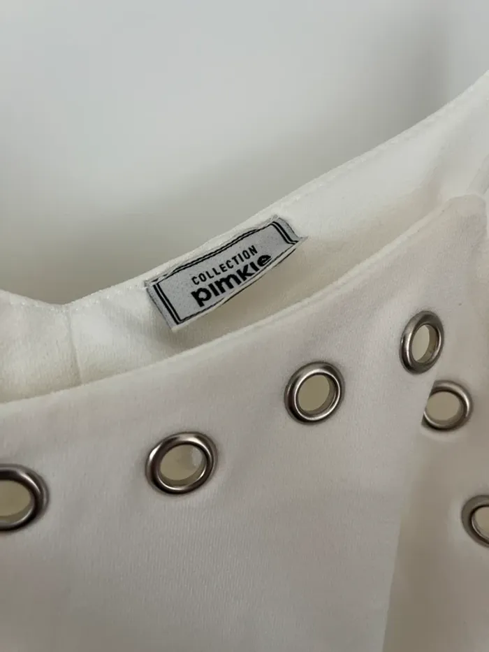 Débardeur blanc/écru - photo numéro 2