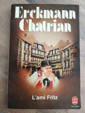 Livre l'ami Fritz de Erckmann Chatrian