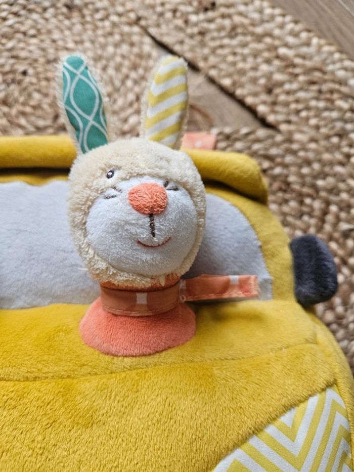 Jouet pour parc ou lit Bus musical et lumineux en tissu Babysun Funky friends - photo numéro 2