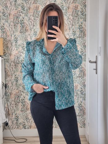Blouse bleu Inspiration studio 