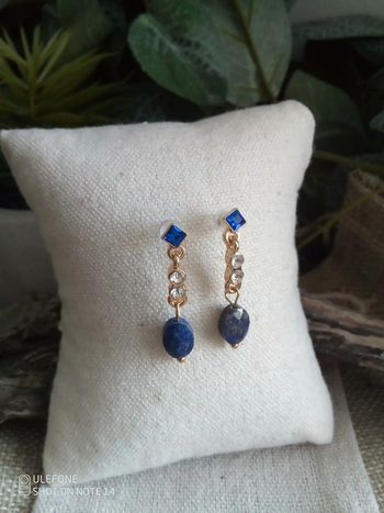 Boucles d'oreilles lapis lazuli