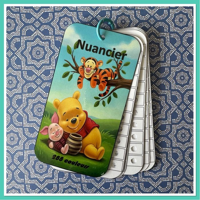 Nuancier guangna - tooli art - languo - grasp en 288 couleurs ou tout autres marques