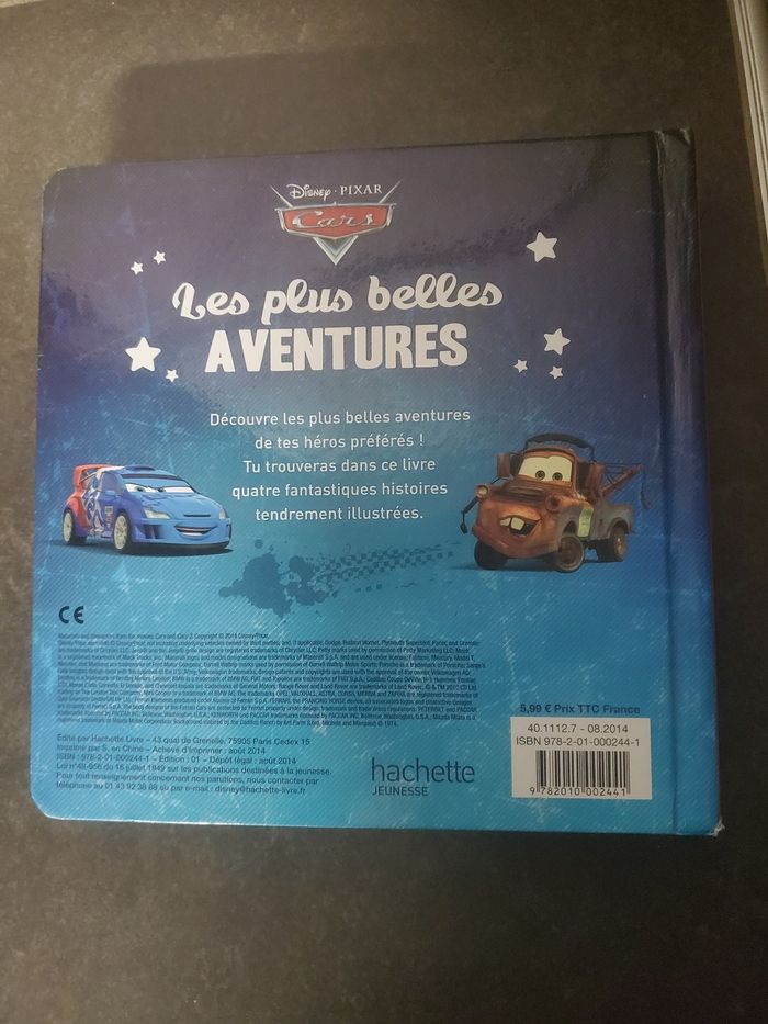 Livre cars les plus belles aventures - photo numéro 3