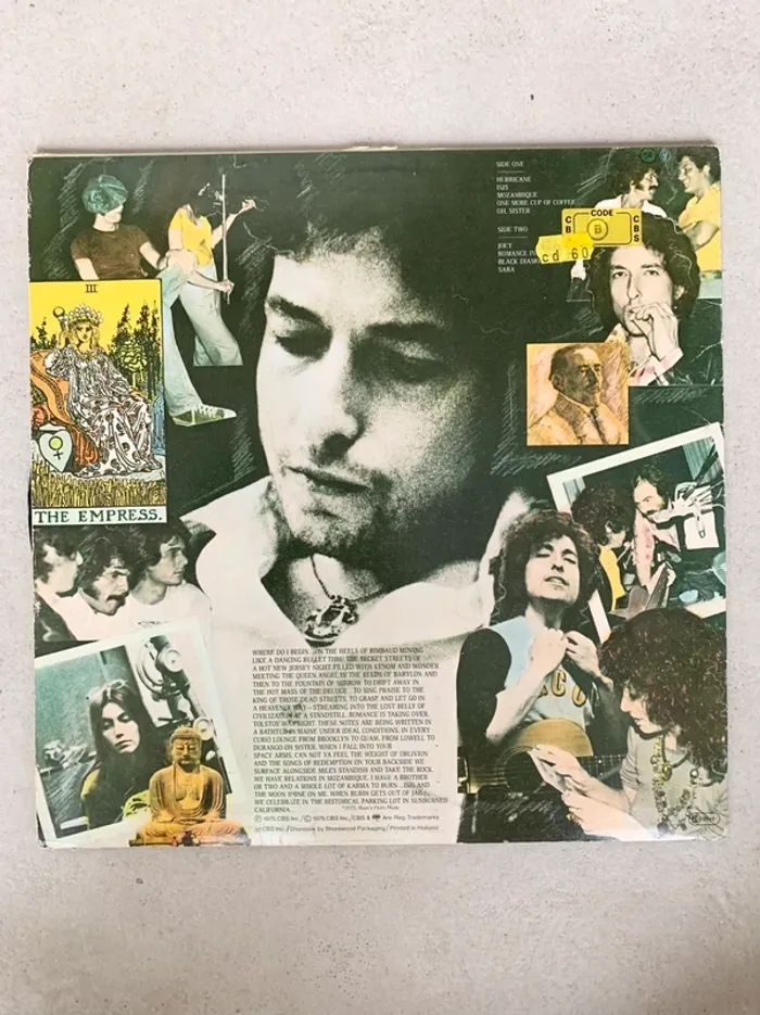 Disque 🎵 vinyle Lp : Bob Dylan - Desire 1975 - photo numéro 2
