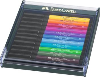 [NEUF] Set 12 Feutres Pinceaux Faber-Castell 267421 Pitt Artist Pen