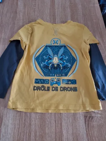 T shirt manches longues Sergent Major 4 ans