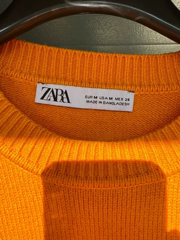Pull orange Zara - photo numéro 3