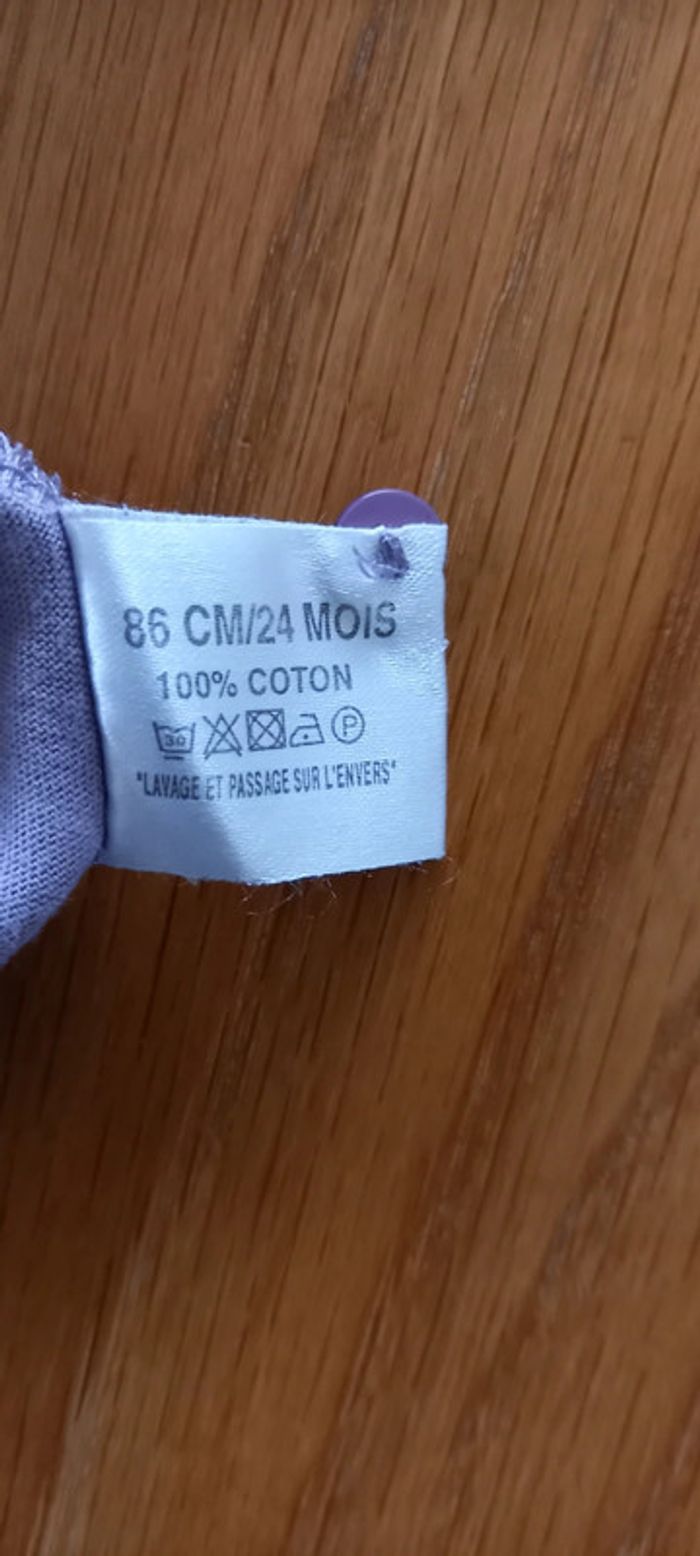 T-shirt bout'chou taille 24 mois - photo numéro 3
