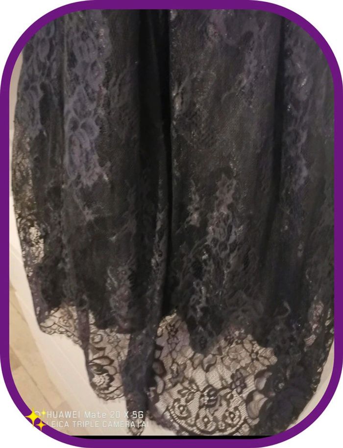 robe dentelle sabrina taille s noir - photo numéro 12