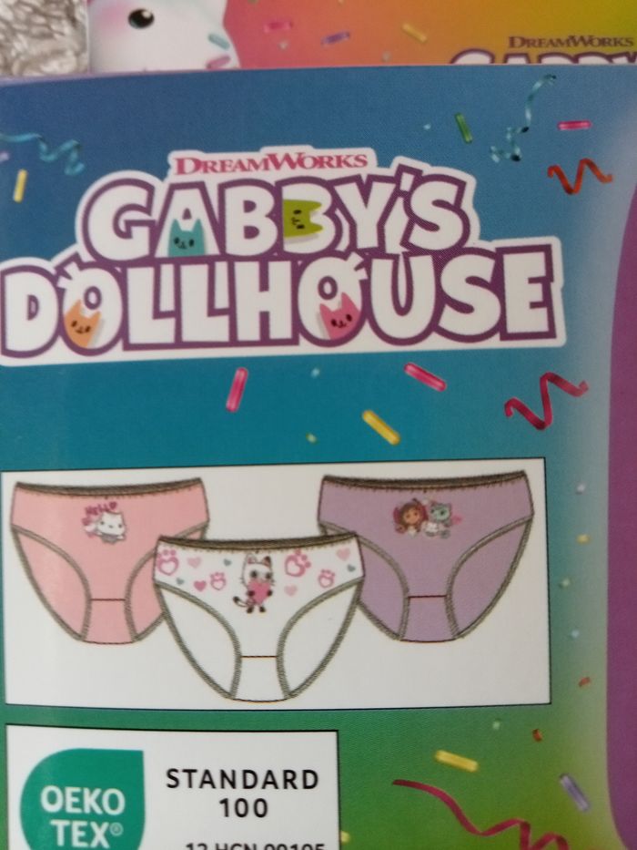 Boite de 3 culottes gabby chat 5/6 ans - photo numéro 5
