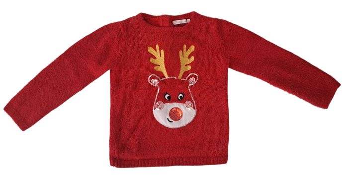 Joli pull de Noël fille 3 ans TBE