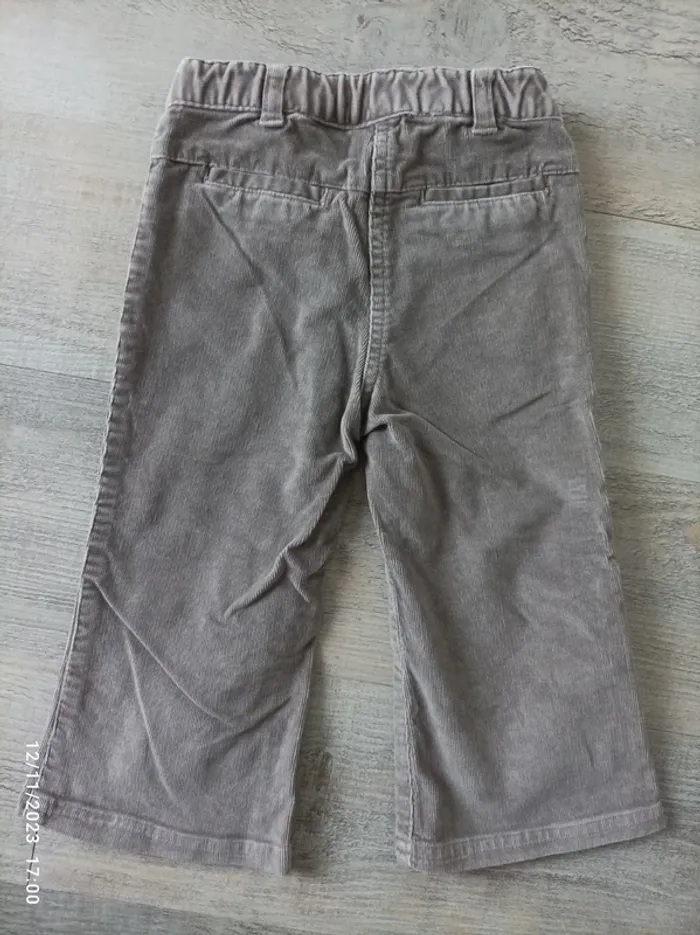 Pantalon velours wide 24 mois - photo numéro 2