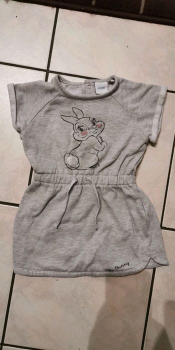 Robe grise Disney 24 mois