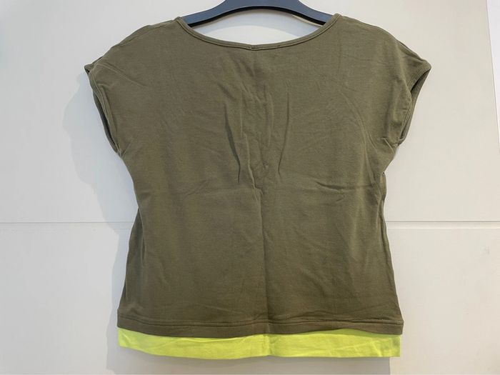 T-shirt top court femme vert - photo numéro 4