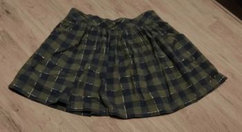 Jupe vichy carreaux 12 ans kids Graffiti kaki
