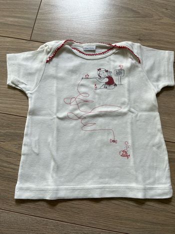 Teeshirt fille petit bateau 12mois