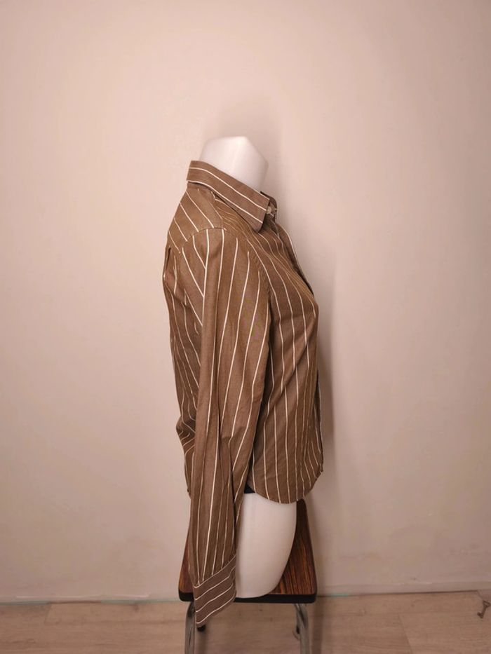 Chemise Abercrombie & Fitch Femme Taille L Brun - photo numéro 5