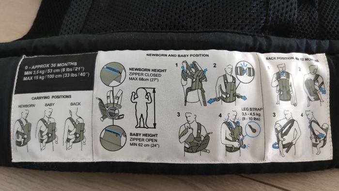 Porte bébé ergonomique BabyBjorn modèle we air en mesh respirant - photo numéro 3